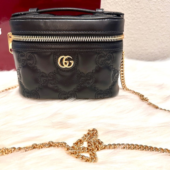 NEW Gucci GG Matelassé Top Handle Mini Bag - Picture 2 of 15